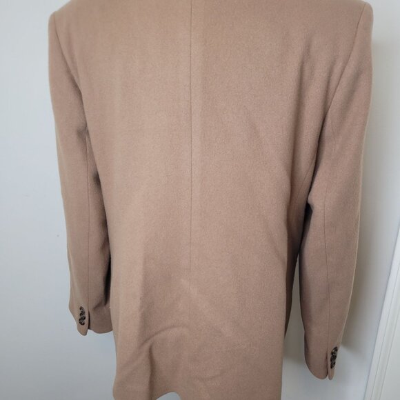 L.L. Bean Womens Tan Wool Blazer 12 Jacket office siren Classic Preppy Academia - Picture 3 of 8